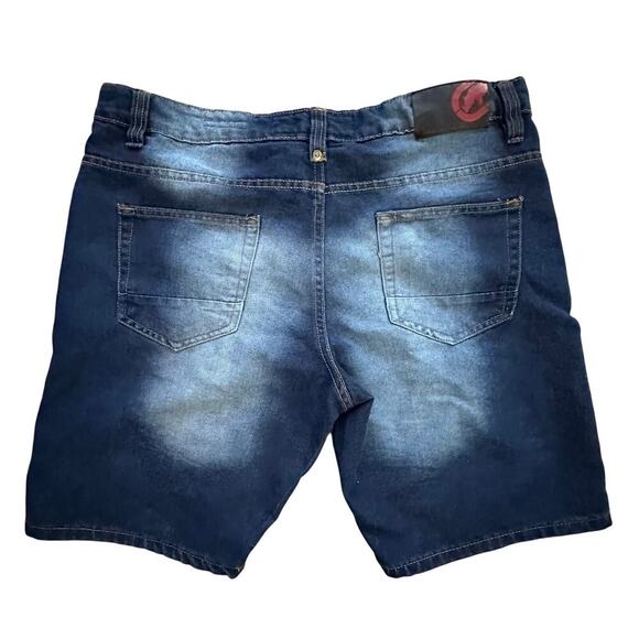 ECKO Unltd. Men's Jean Medium Shorts Blue 759 Relaxed Fit Size 36 - Y2K Jorts - Picture 2 of 6
